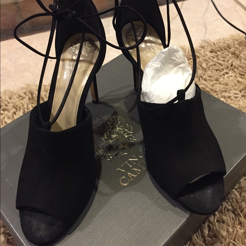 Black suede sandal - Picture 3 of 3